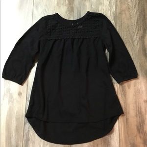 Girls 3/4 Sleeve Lace Top